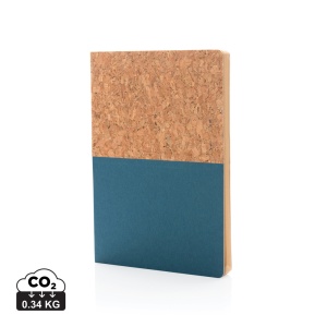 XD™ A5 cork & kraft notebook