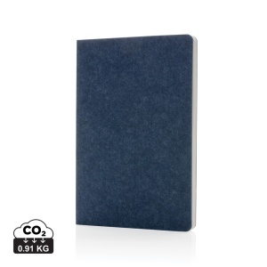 XD™ Phrase GRS certified recycled felt A5 notebook