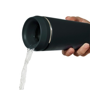 XD™ Cană termoizolantă Topl din oțel reciclat cu capac 360° brevetat – 354 ml - Img 14