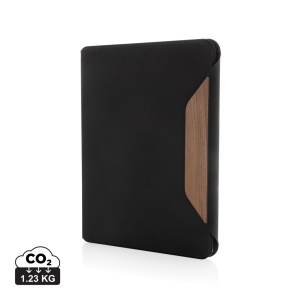 XD™ Teri AWARE™ RPET and walnut A4 portfolio