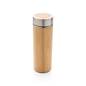 XD™ Leak proof bamboo vacuum bottle