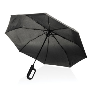 XD™ Yara 21" AWARE™ RPET solid colour umbrella with carabiner