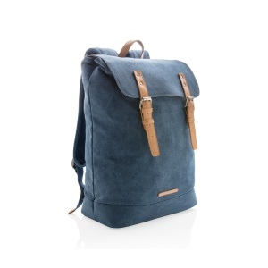 XD Canvas laptop backpack PVC free