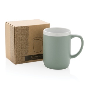 XD Ceramic mug with white rim 300ml - Img 13