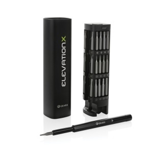 XD Gear X RCS recycled aluminium precision screwdriver set 46pc