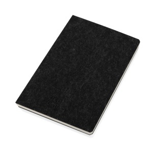 XD Phrase GRS certified recycled felt A5 notebook