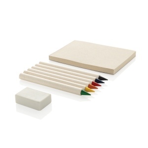 XD Set de 6 creioane colorate Micki GRS Infinity cu blocnotes