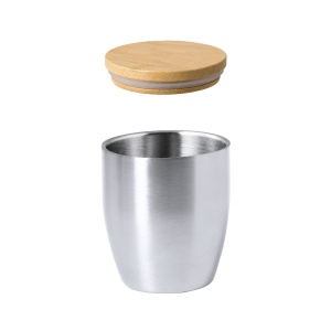 Zasel - Insulated Cup Stainless Steel/ Bamboo 280 ml - Img 2