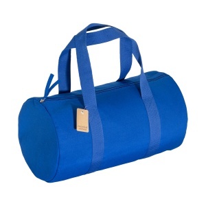280 g/m2 recycled cotton sports/travel duffle bag - Img 1