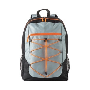 600D polyester 4-pocket backpack (two mesh side pockets). Padded straps and back - Img 3