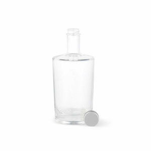 Adige 500 Glass Bottle 560ml. Silver lid