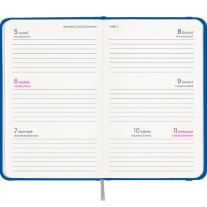 Agenda săptămânală de buzunar 2027. Copertă rigidă din cart laminat mat - Img 8