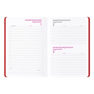 Agenda zilnică 2027. Copertă moale din PU moale cu margini colorate ale paginii - Img 9