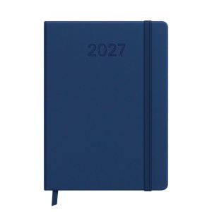 Agenda zilnică 2027. Copertă rigidă din PU termoizolant cu margini colorate ale paginii