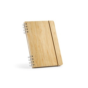 AO Caiet Steinbeck A5 cu copertă Woodgrain. 70gsm FSC 196 pagini