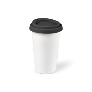 AO Cana de călătorie Tagus din ceramică 330 ml. Perete dublu cu capac colorat - Img 18
