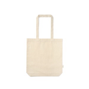 AO Sacoșă de cumpărături Kilimanjaro din bumbac 180 g/m². Mânere și clin de 65 cm.