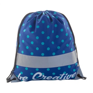 AP CreaDraw Reflect - Sac personalizat, reflectorizant, cu cordon, pentru copii