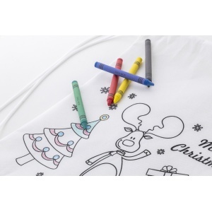 AP Julfar Bag A - colouring Christmas drawstring bag - Img 4