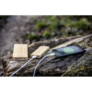 AX™ Bamboo power bank 8000 mAh B'RIGHT | Caroline - Img 6
