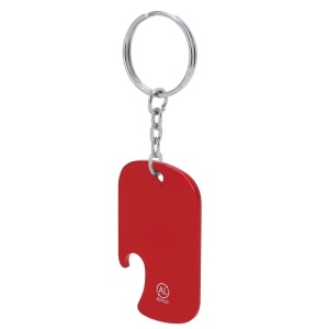 AX™ Breloc din aluminiu reciclat, deschizător de sticle
