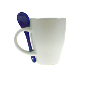 AX™ cană ceramică 300 ml cu linguriță - Img 21