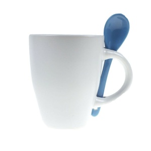 AX™ cană ceramică 300 ml cu linguriță - Img 31