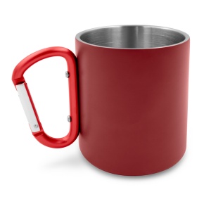 AX™ Cană din aluminiu reciclat 280 ml cu clips pentru carabină | Pari - Img 17