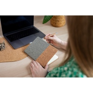 AX™ Cork notebook A5 with ball pen | Layla - Img 4