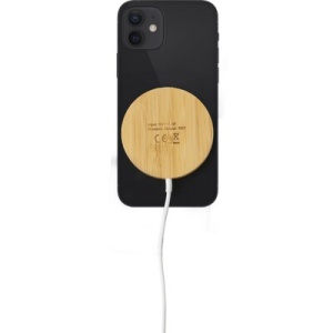 AX™ Încărcător wireless din bambus 10W - Img 1