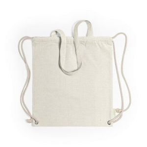 AX™ Recycled cotton bag 2 in 1, drawstring bag and shopping bag - Img 12