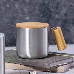 AX Recycled stainless steel thermo mug 330 ml - Img 3