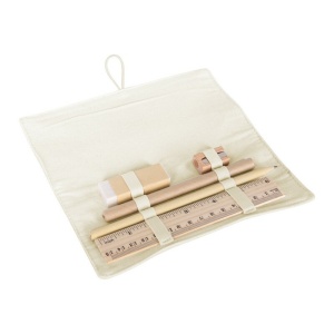 AX School set, pencil case, pencil, ball pen, ruler, eraser and pencil sharpener | Lauren