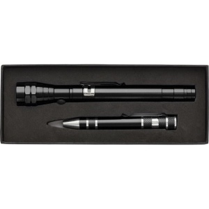 AX Set de scule, șurubelniță, 8 biți, lanternă telescopică cu 3 LED-uri