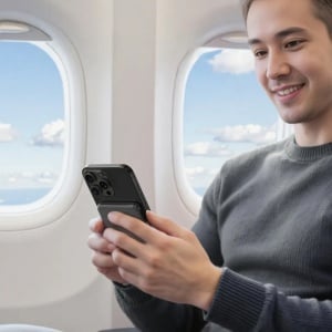 Baterie externă magnetică, wireless, 10000 mAh Aukey - Img 3