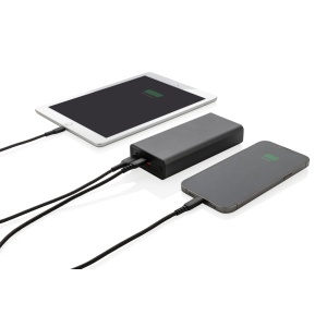 Baterie externă Terra RCS din aluminiu reciclat, 20W, 20.000 mAh - Img 3