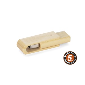 BLUE C™ Bamboo USB flash drive TWISTER 16 GB