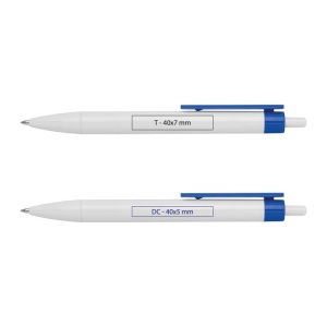 CM™ Pix alb cu clip colorat