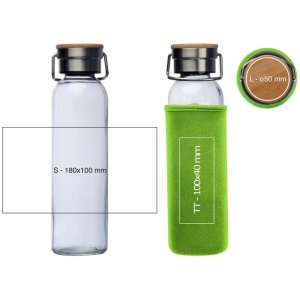 CM™ Sticlă de băut cu husă neopren, 600ml