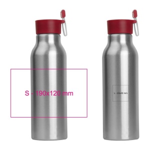 CM™ Sticlă de băut din metal cu capac din silicon, 600