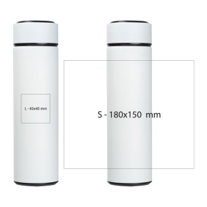 CM™ Termos cu termometru, 450ml #thermos #termos #stainless
