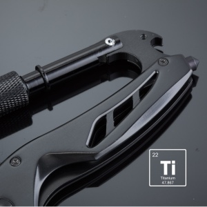 Co™ UNELTĂ MULTIFUNCȚIONALĂ DIN OȚEL ACOPERIT CU TITAN OPTIMA CU CARABINĂ
