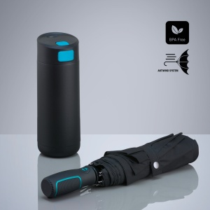 CO Dynamic Set: cană de cafea 450 ml și umbrelă automată