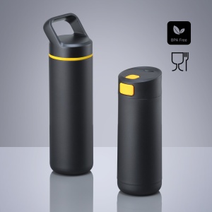 CO Expedition Set: coffee mug 450 ml & steel water bottle 650 ml
