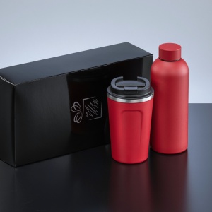 CO Nordic Set: sticlă termică pentru apă 500 ml și cană termică 350 ml