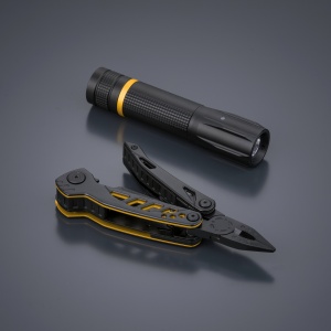 CO Optima Color set II: multitool și lanternă mică
