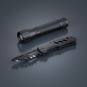 CO Optima Rescue Set: emergency tool & large flashlight