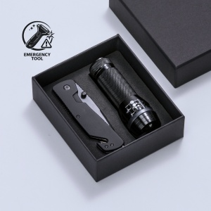 CO Primo Emergency Set: rescue knife & flashlight
