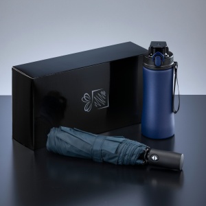 CO Primo Everyday Set: sticlă de apă 550 ml și umbrelă complet automată Harvard