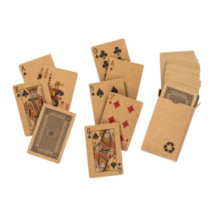Deck of 54 playing cards in single box, in recycled paper - Img 3